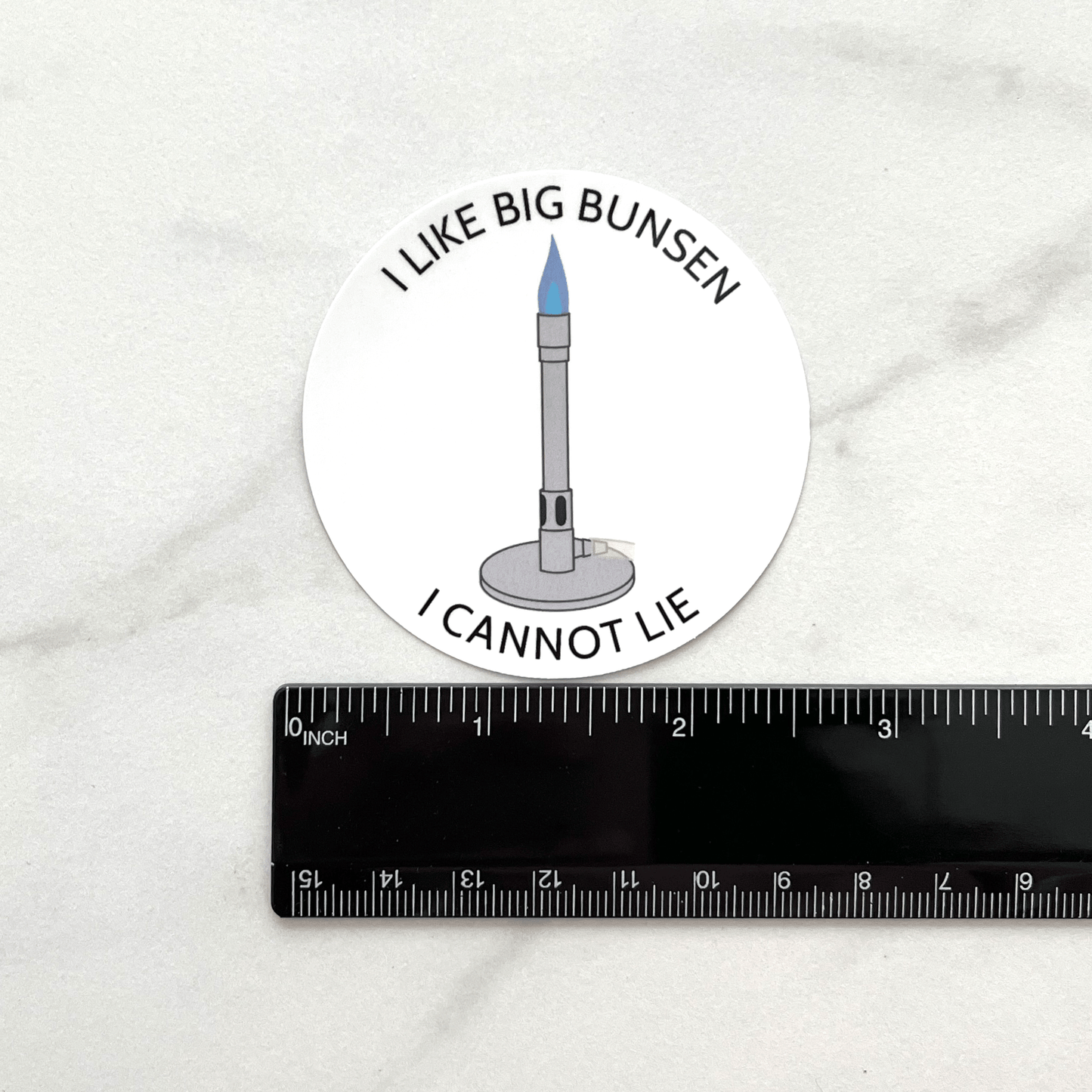 Bunsen Burner Sticker