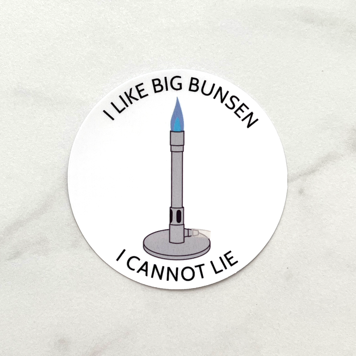 Bunsen Burner Sticker