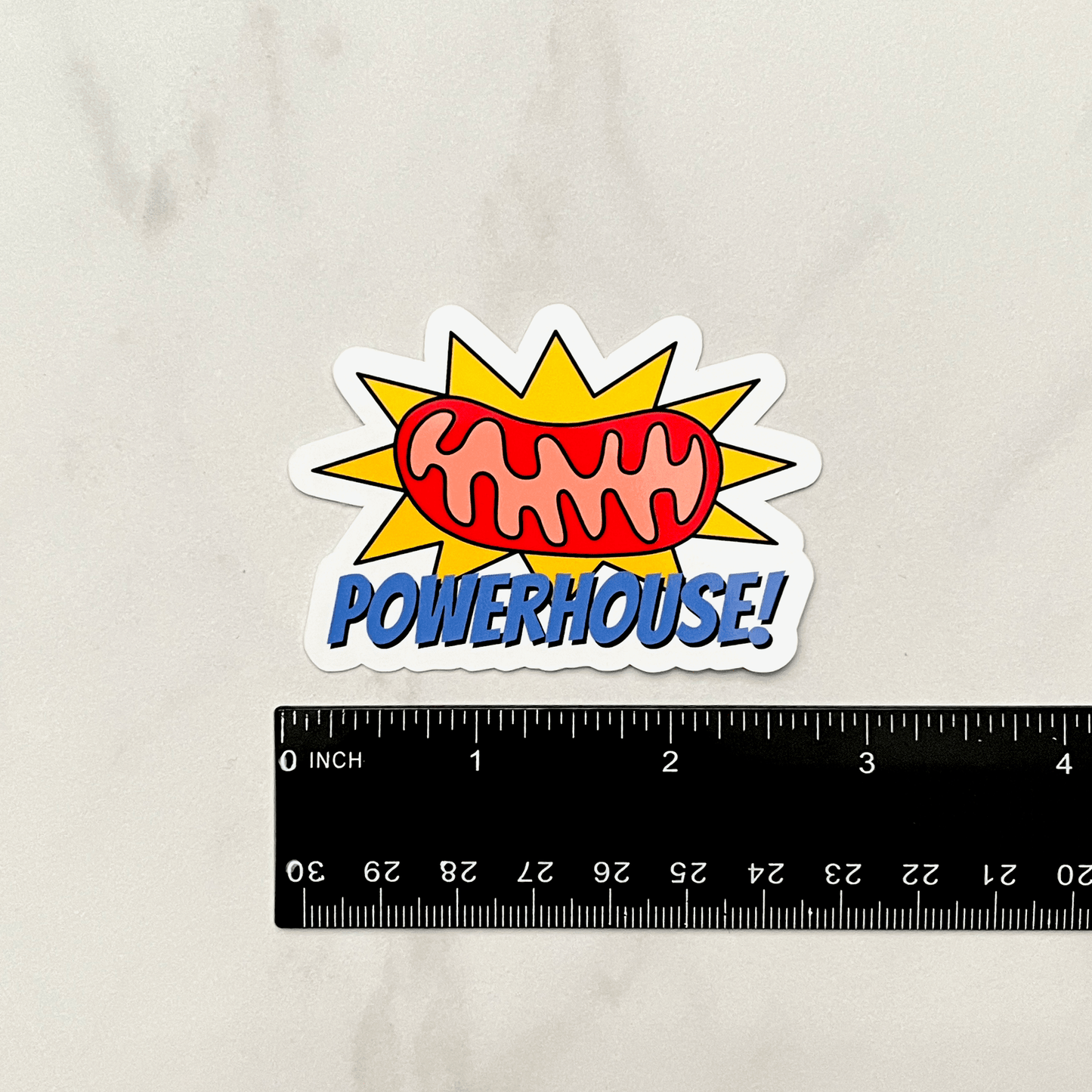 Mitochondria Powerhouse Sticker