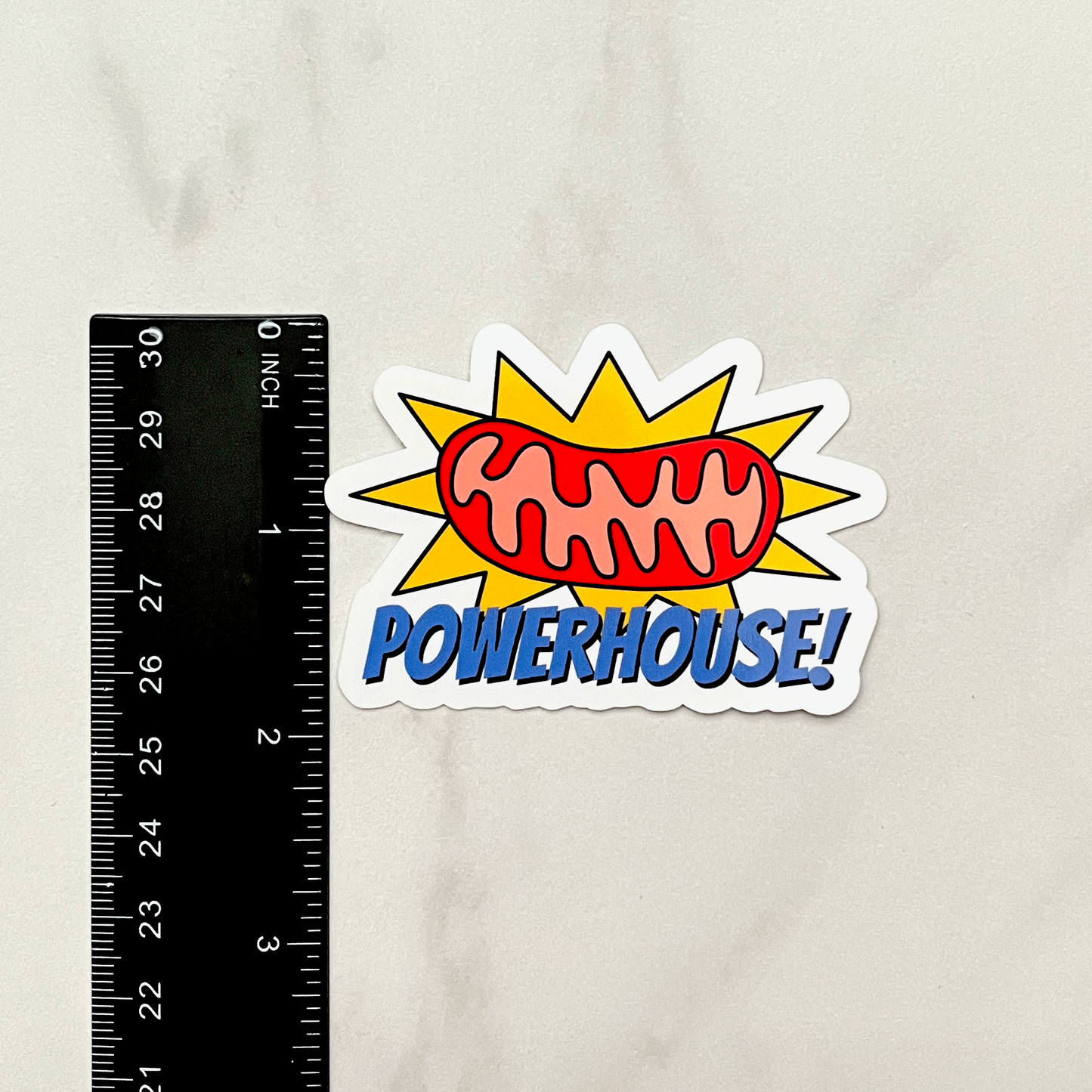 Mitochondria Powerhouse Sticker