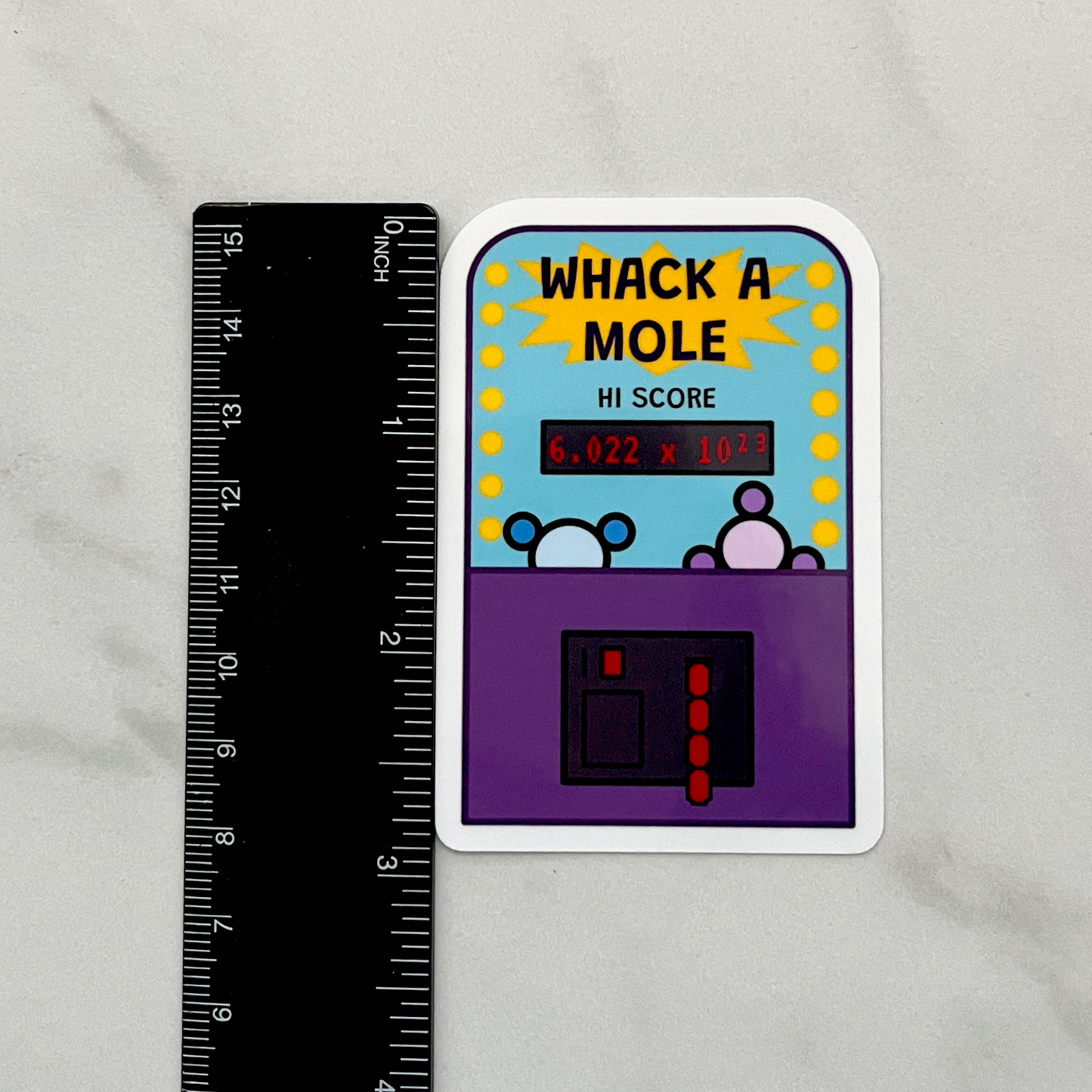 Whack a Mole Sticker