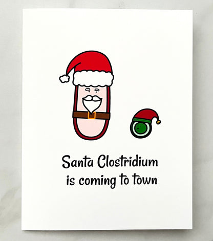 Santa Clostridium Card