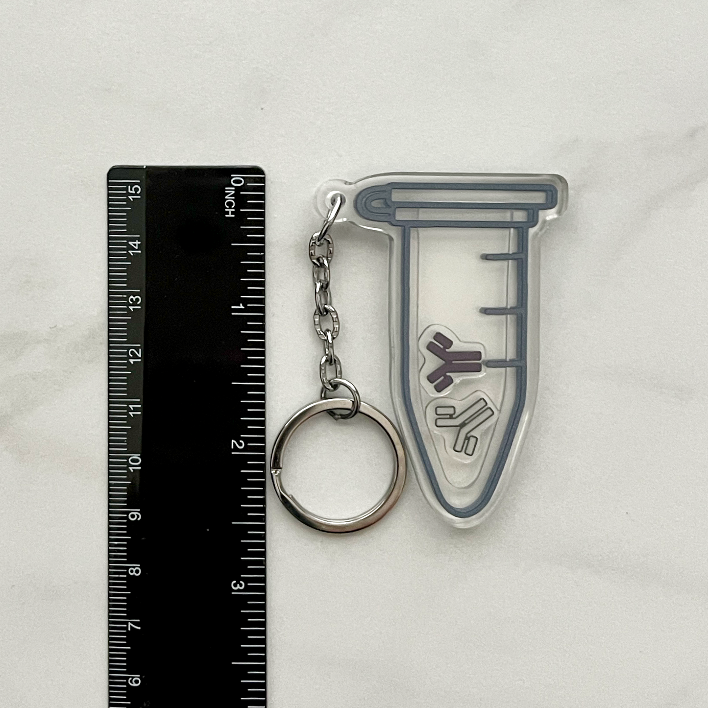 Antibody shaker keychain measurement