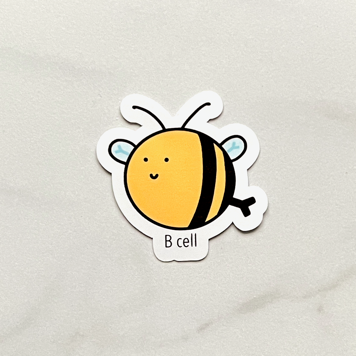 B Cell Immunology Sticker – Microbe Doodles