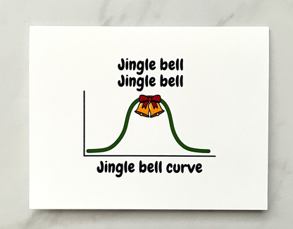 Jingle Bell Curve Card