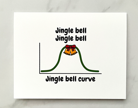 Jingle Bell Curve Card