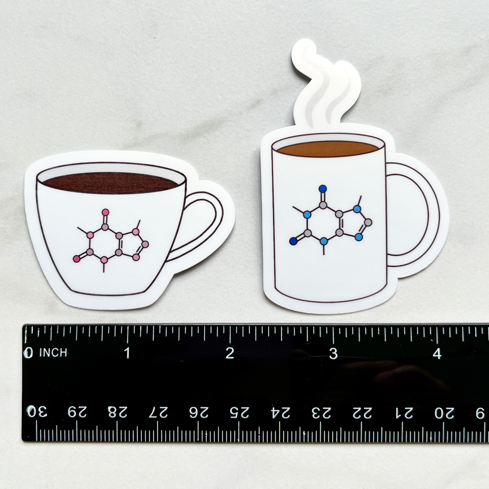 Cups o' Caffeine Stickers