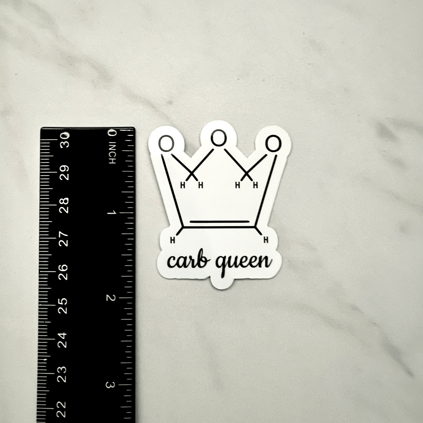 Carb Queen Sticker – Microbe Doodles