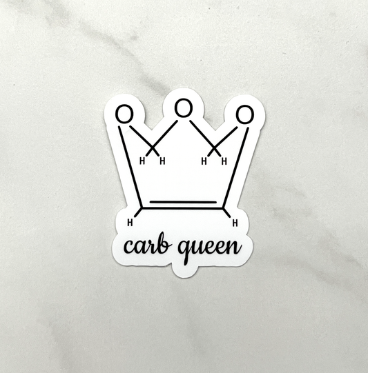 Carb Queen Sticker