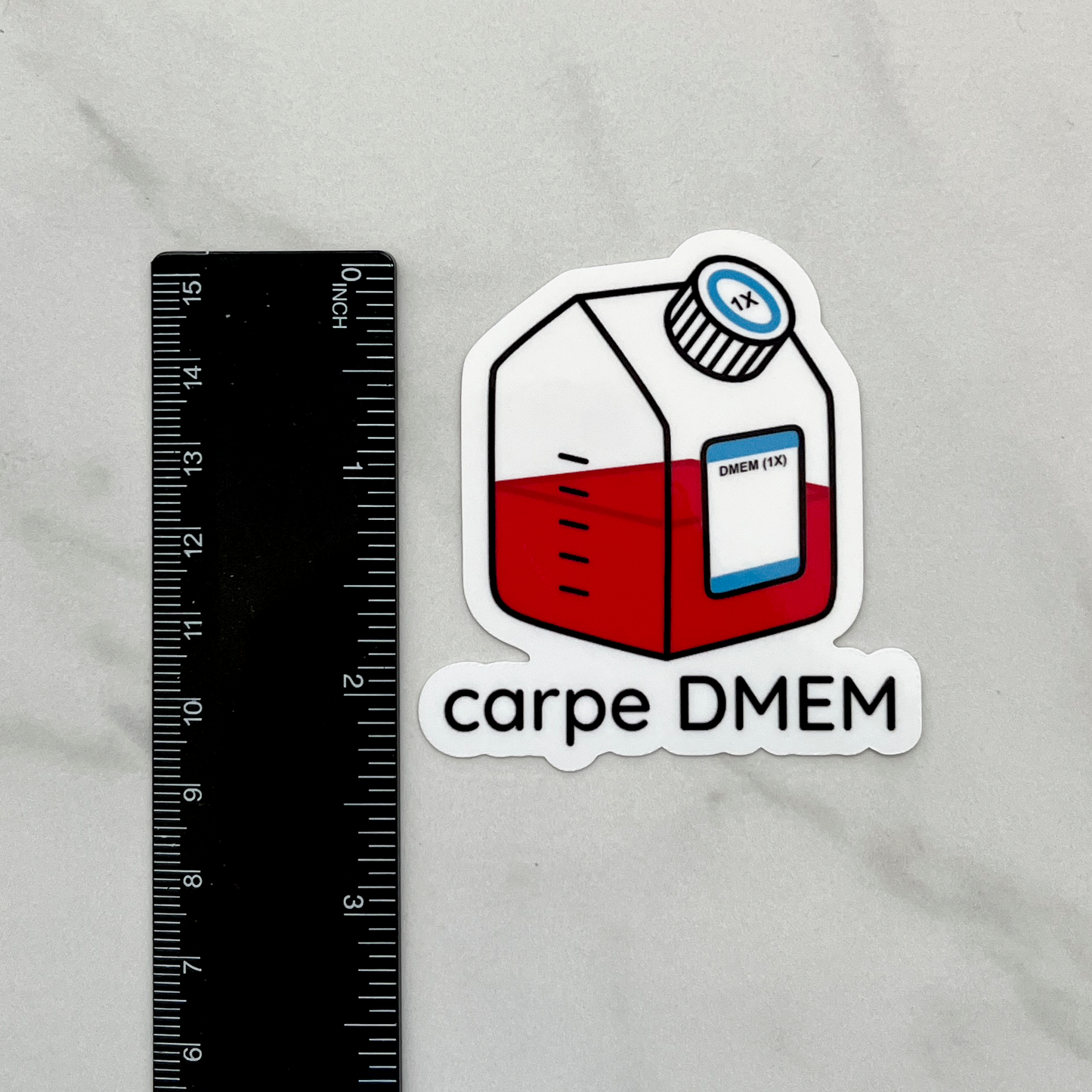 Carpe DMEM Sticker