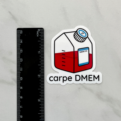 Carpe DMEM Sticker