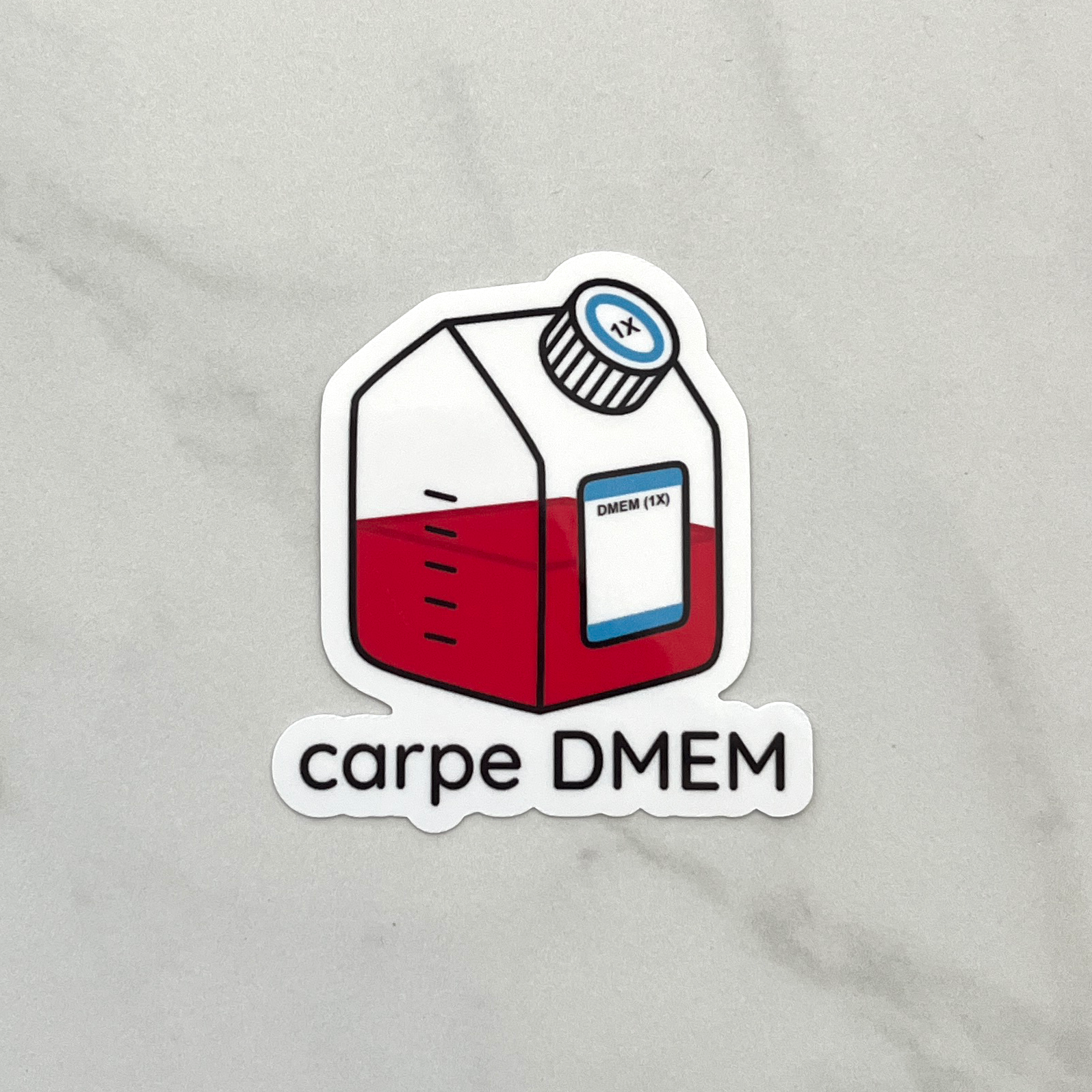 Carpe DMEM Sticker