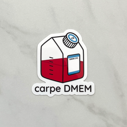 Carpe DMEM Sticker