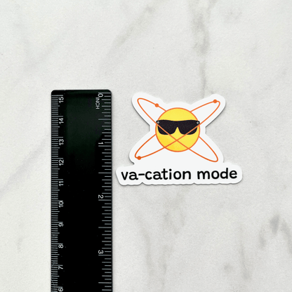 Va-cation Mode Sticker