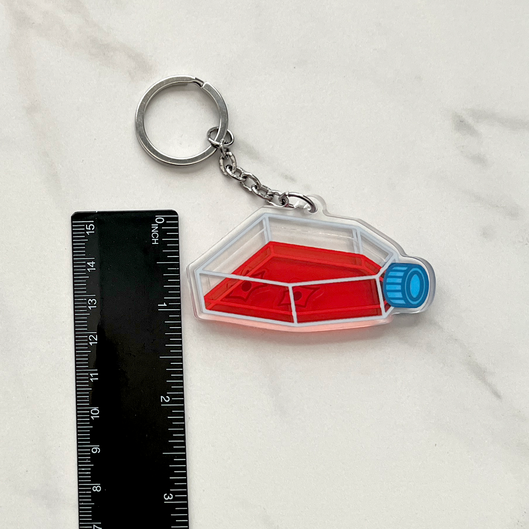 Cell Culture Shaker Keychain