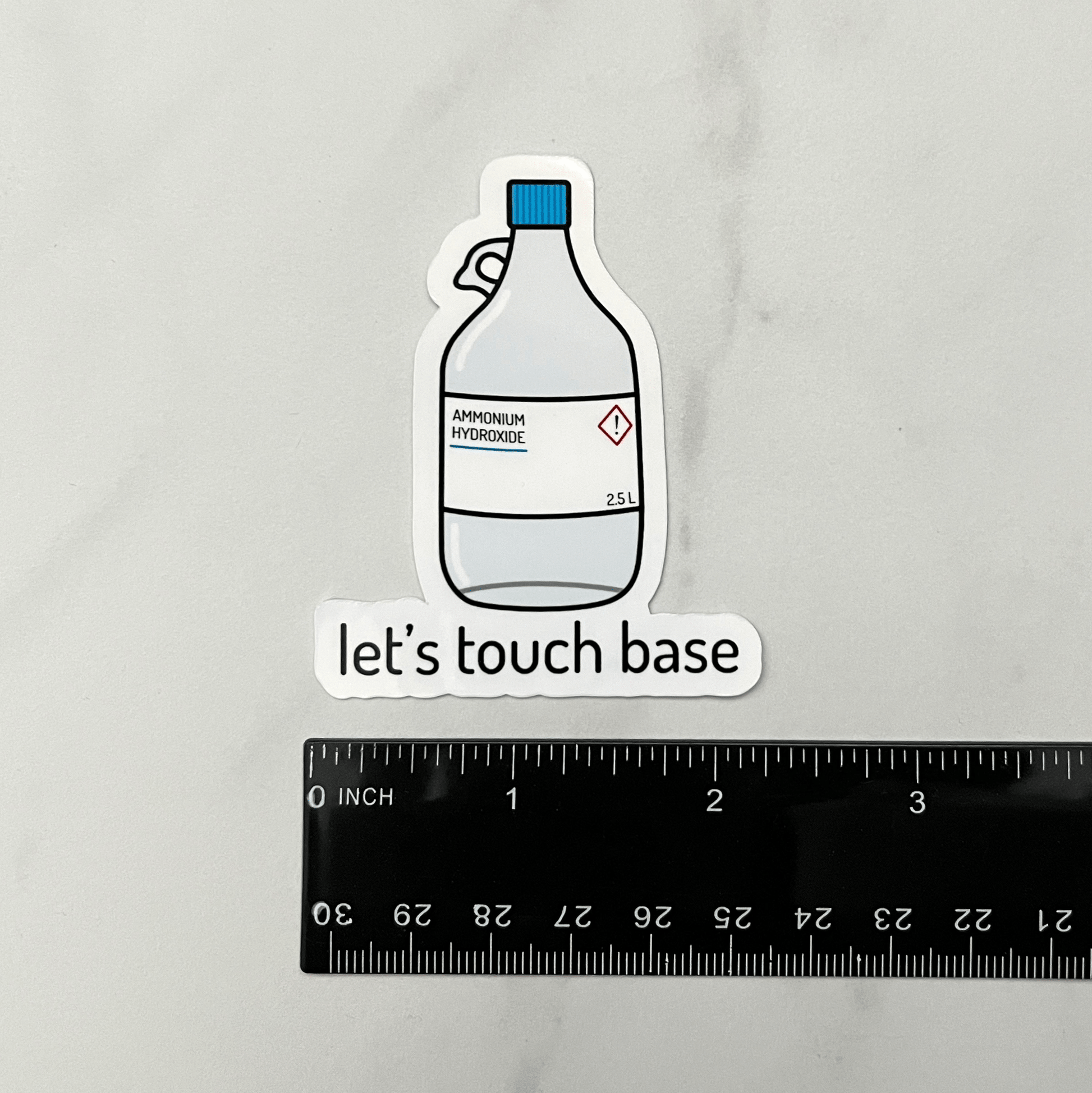 Touch Base Sticker