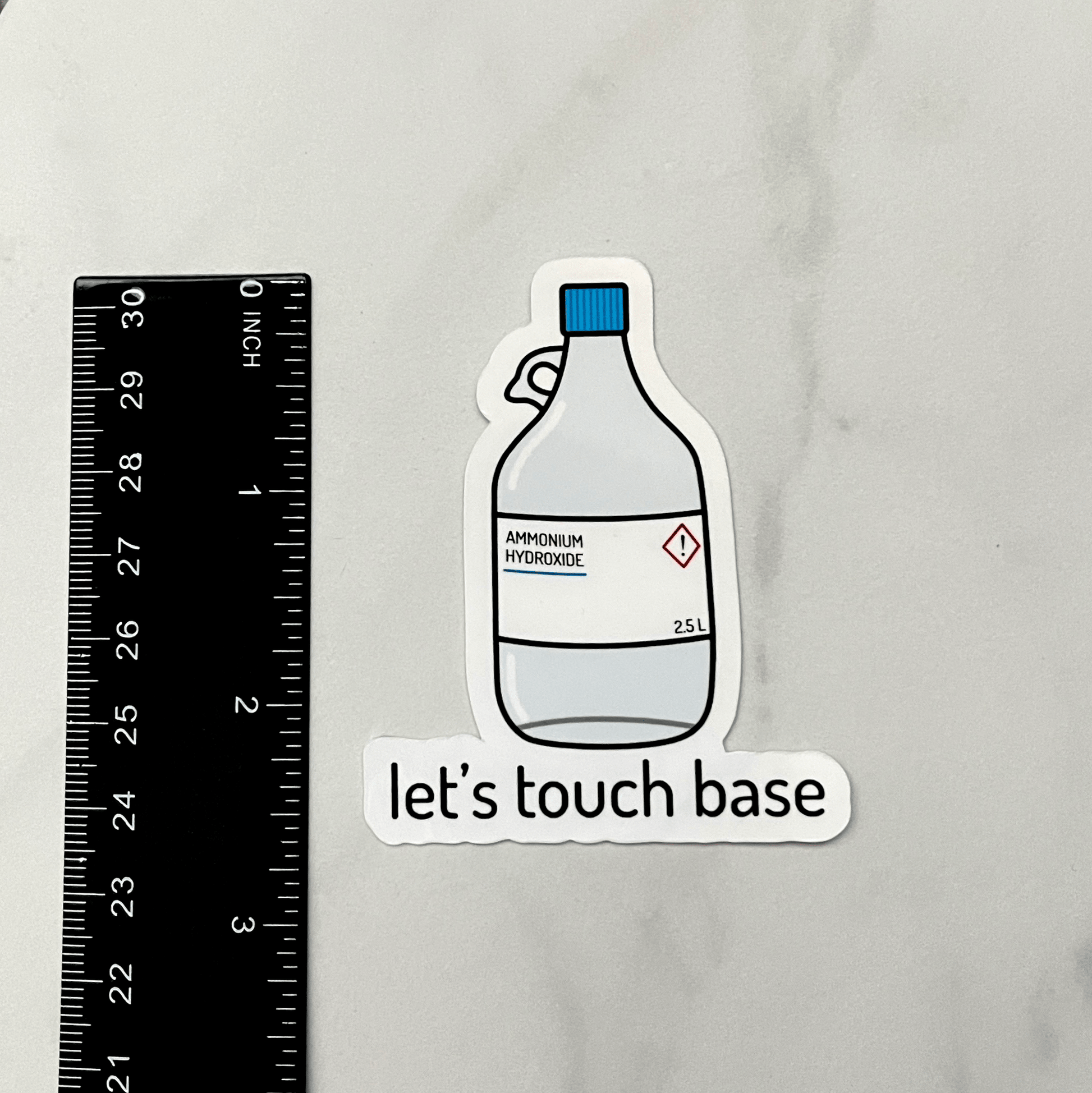 Touch Base Sticker