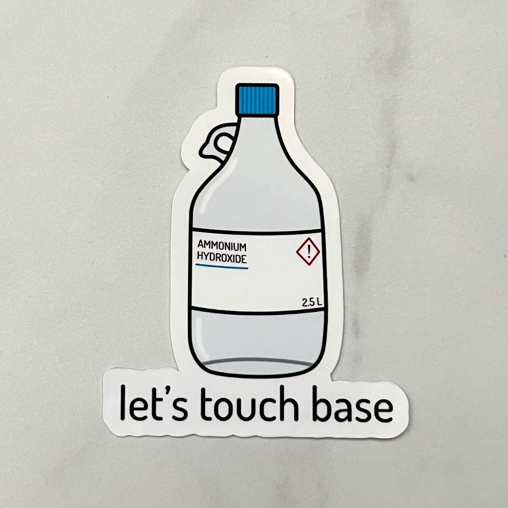 Touch Base Sticker