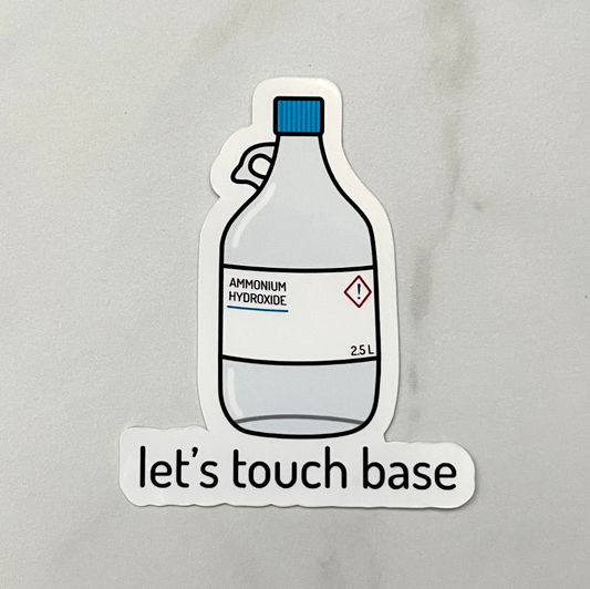 Touch Base Sticker