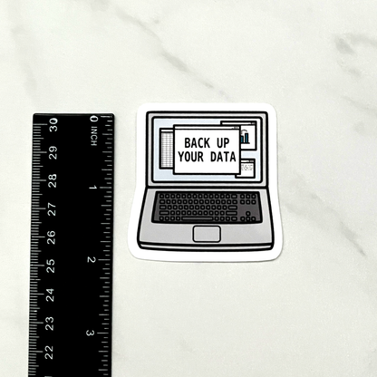 Data Backup Sticker