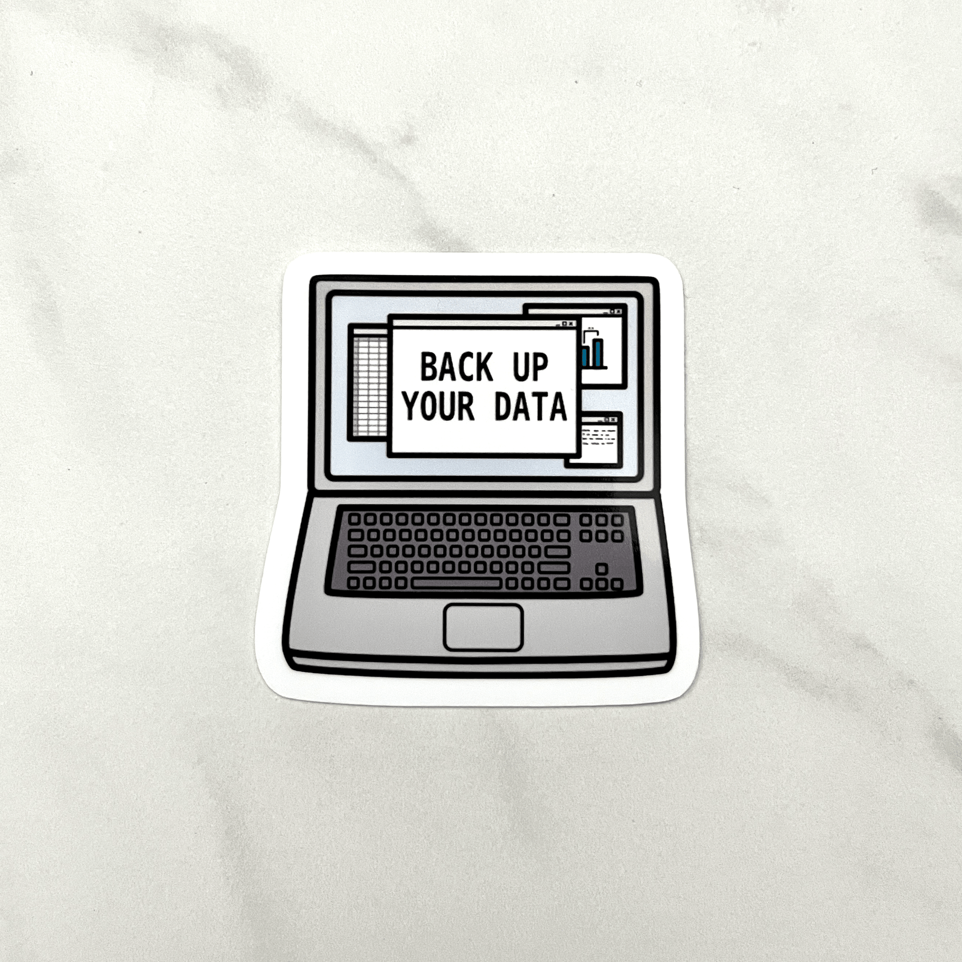 Data Backup Sticker