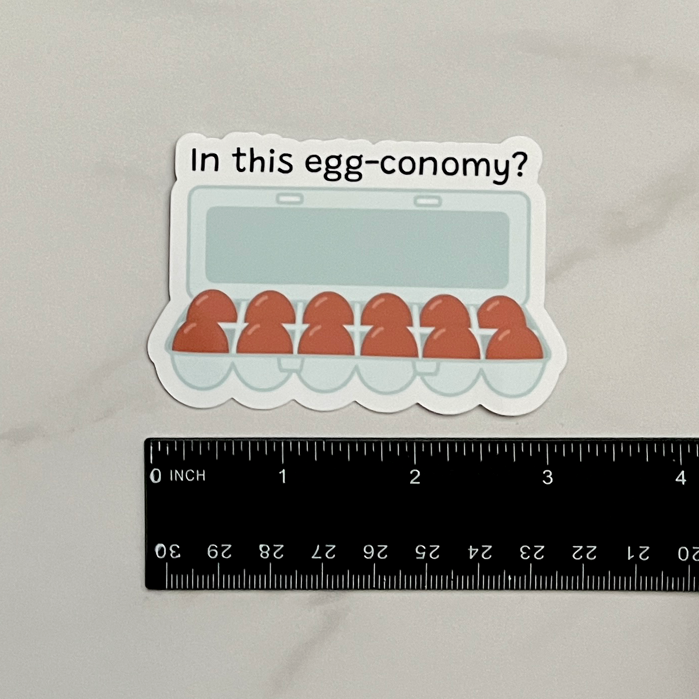 Egg Economy Vinyl Sticker