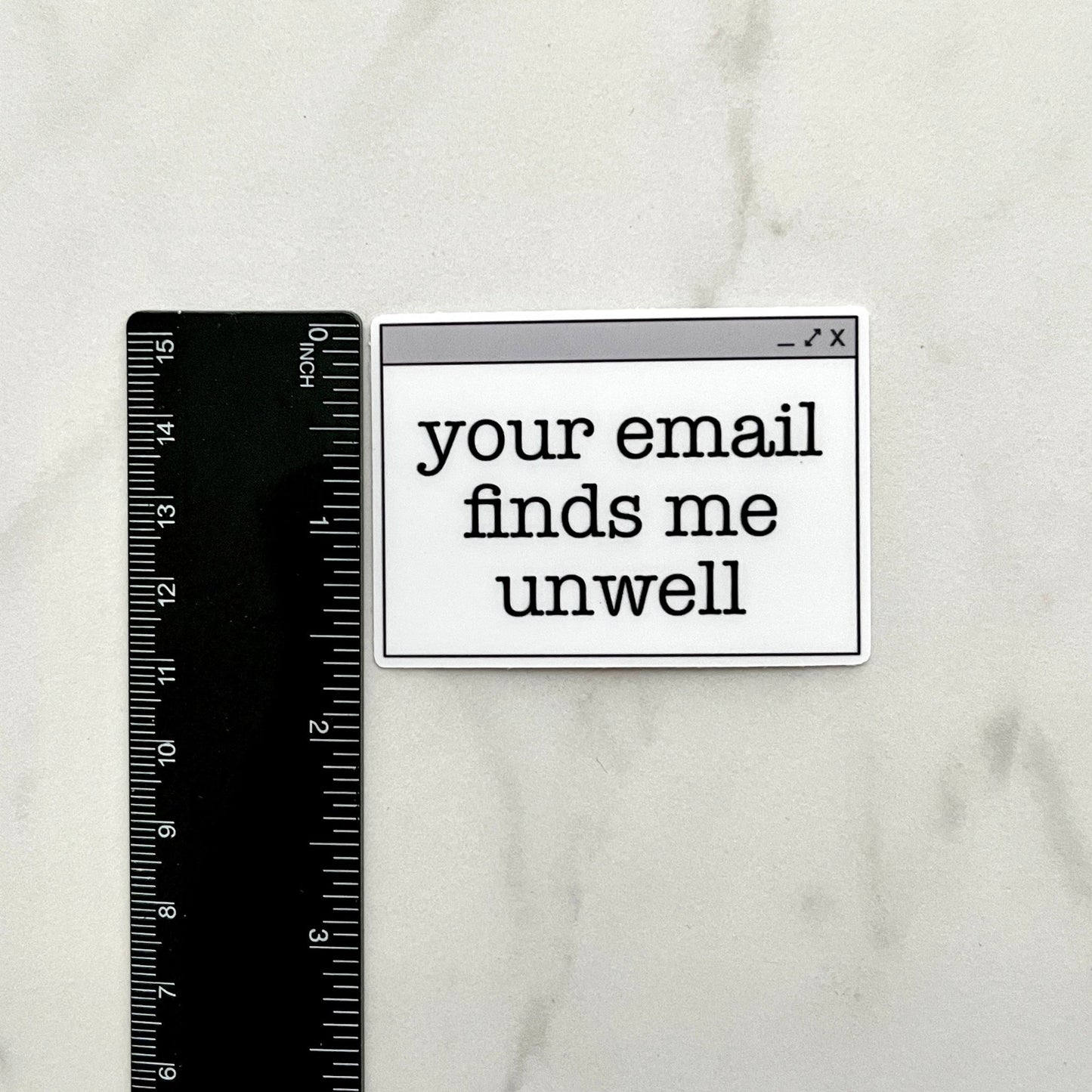 Email Response Sticker