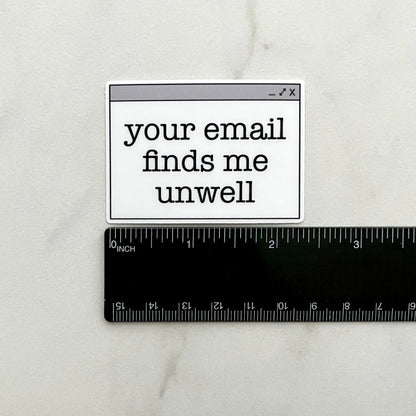 Email Response Sticker