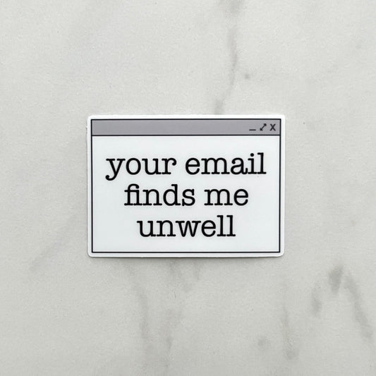 Email Response Sticker