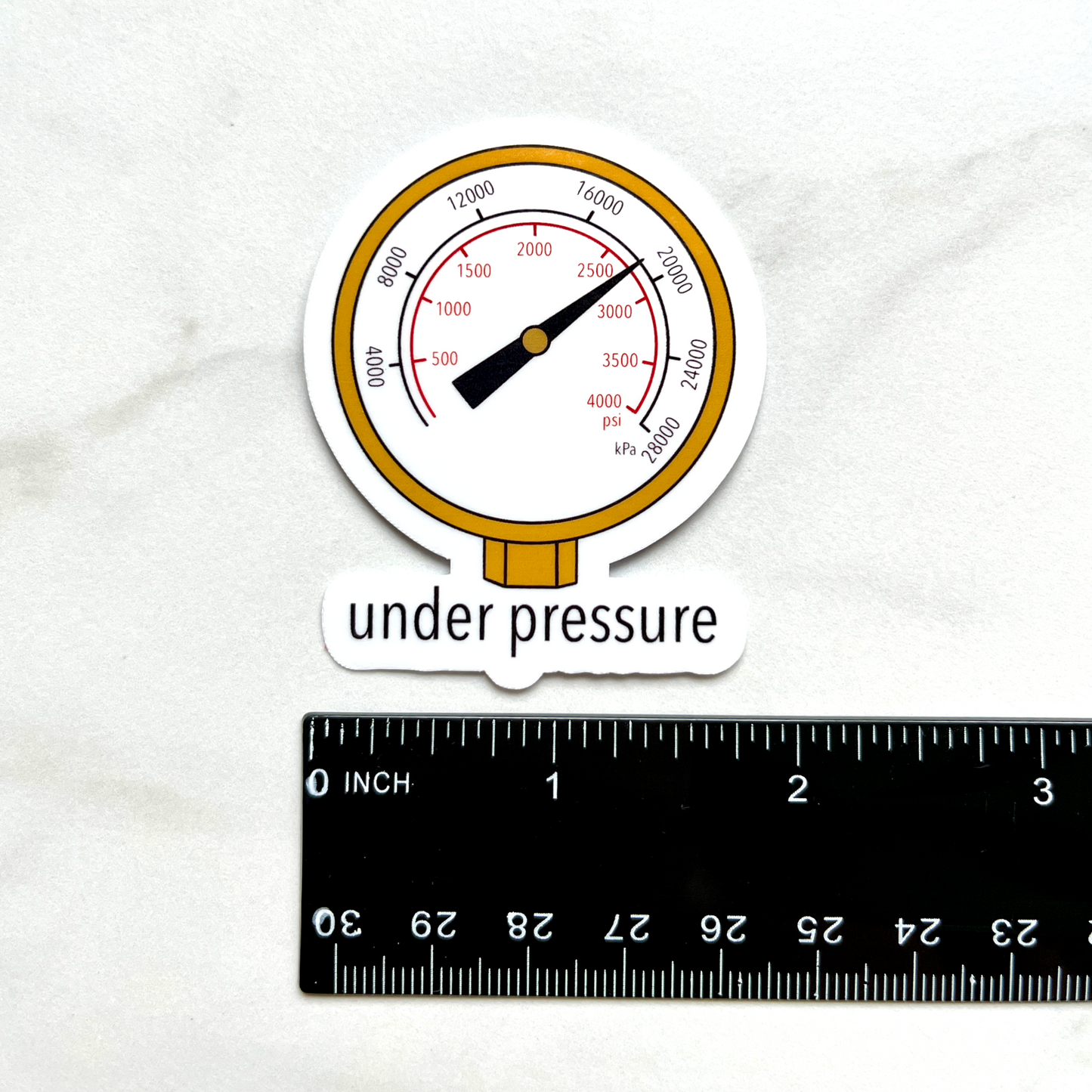 Under Pressure Sticker