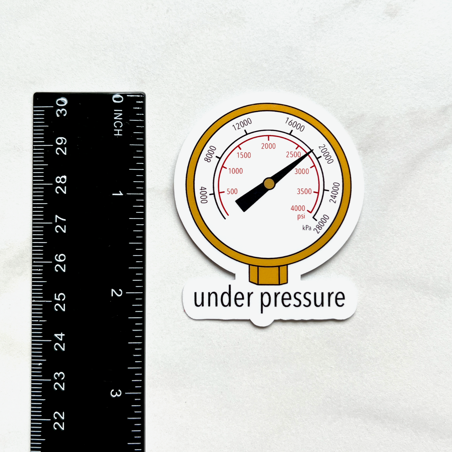 Under Pressure Sticker