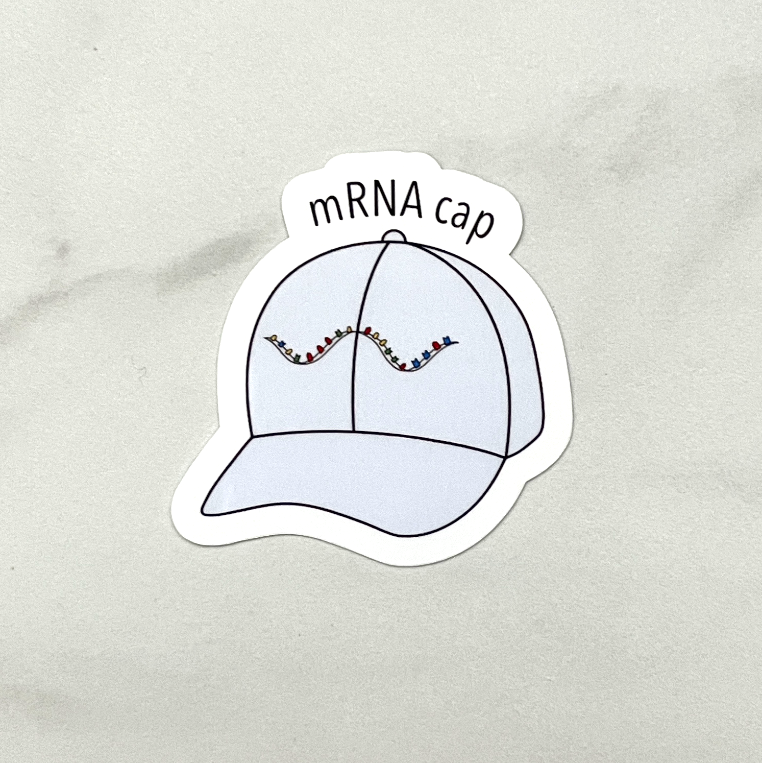 mRNA Cap Sticker