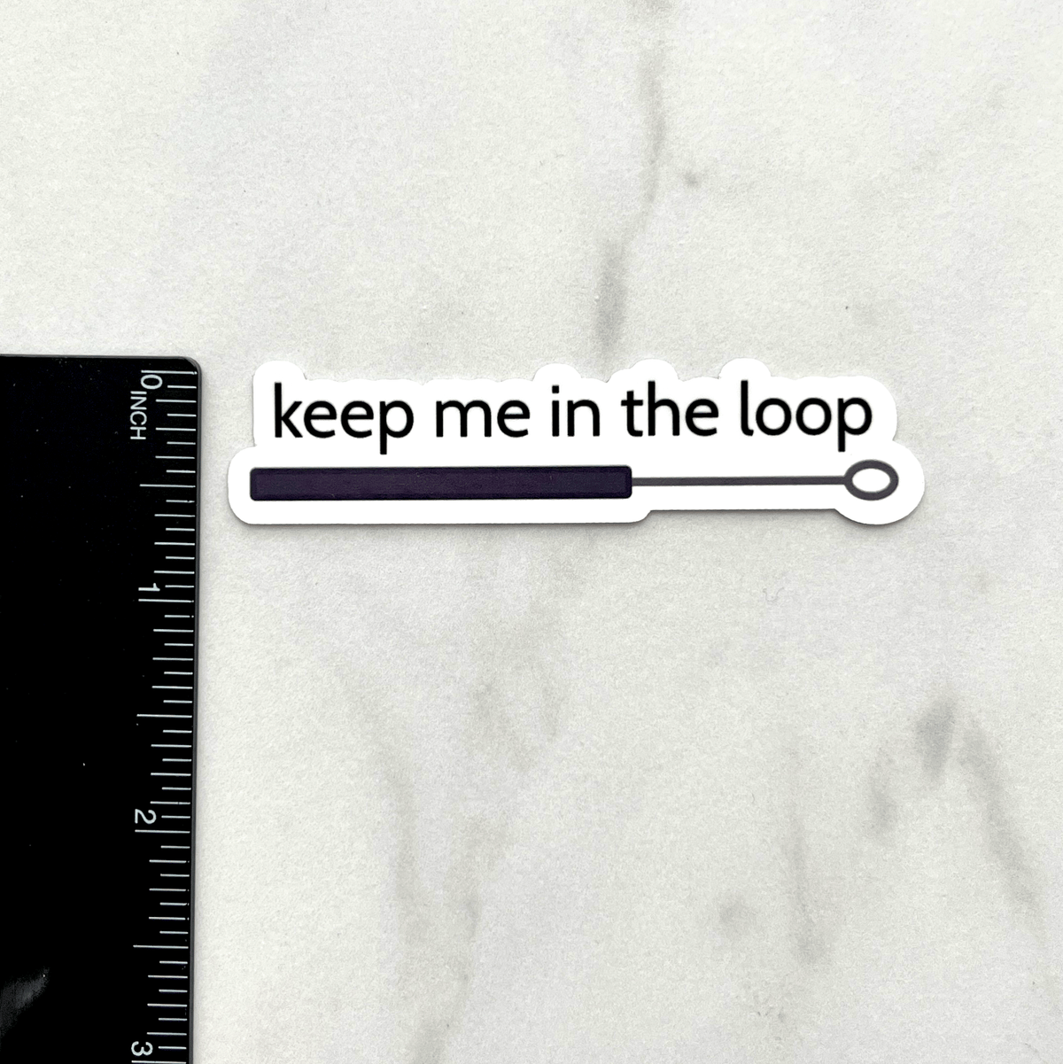 Loop One Sticker Microbiology Loop Sticker – Microbe Doodles