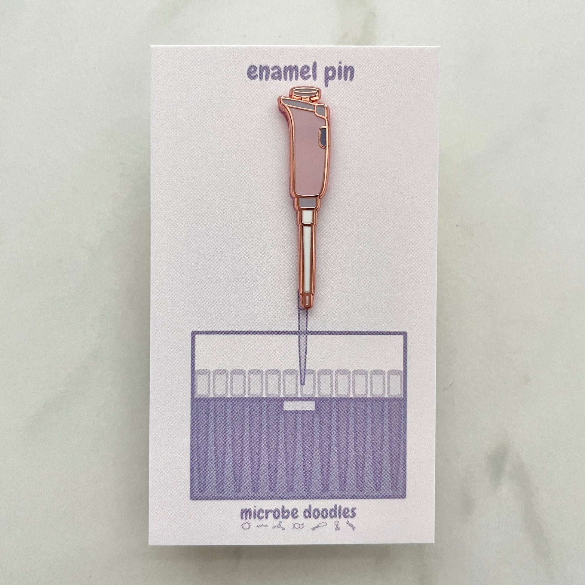 Pipette Enamel Pin