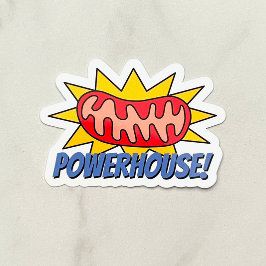 Mitochondria Powerhouse Sticker