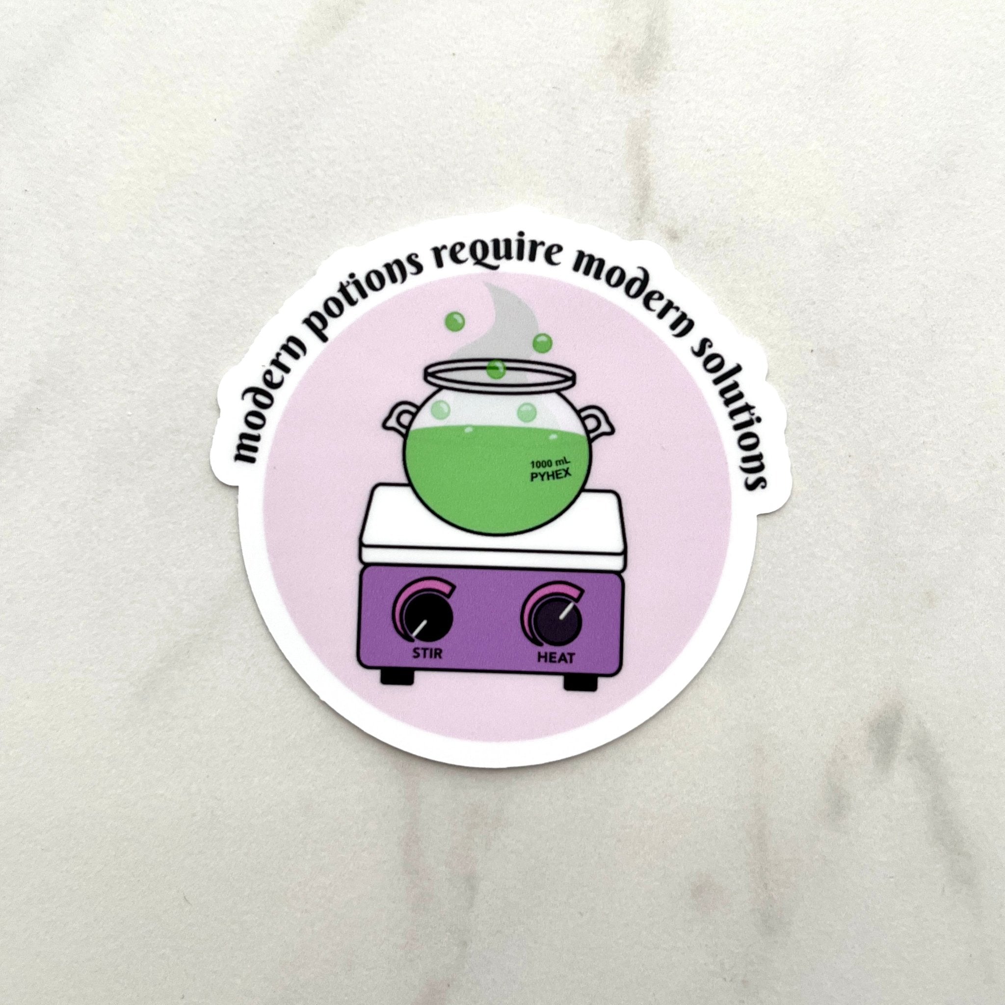 Modern Solutions Chemistry Sticker – Microbe Doodles