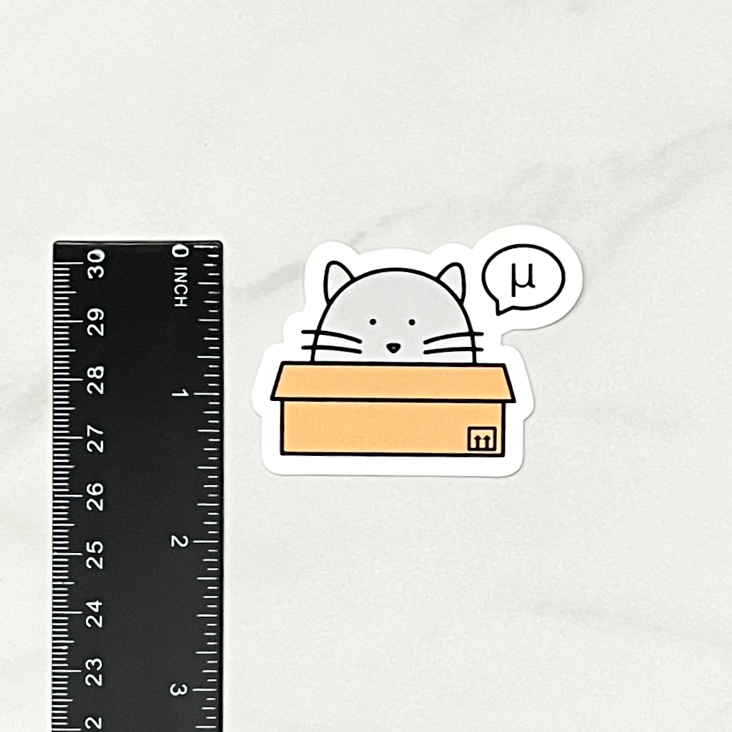 Mu Cat Sticker