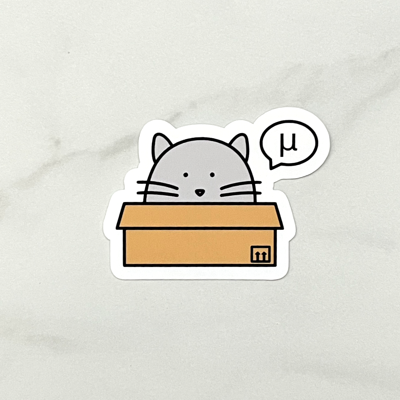 Mu Cat Sticker