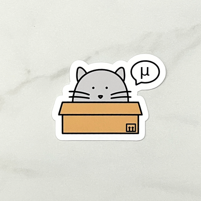 Mu Cat Sticker