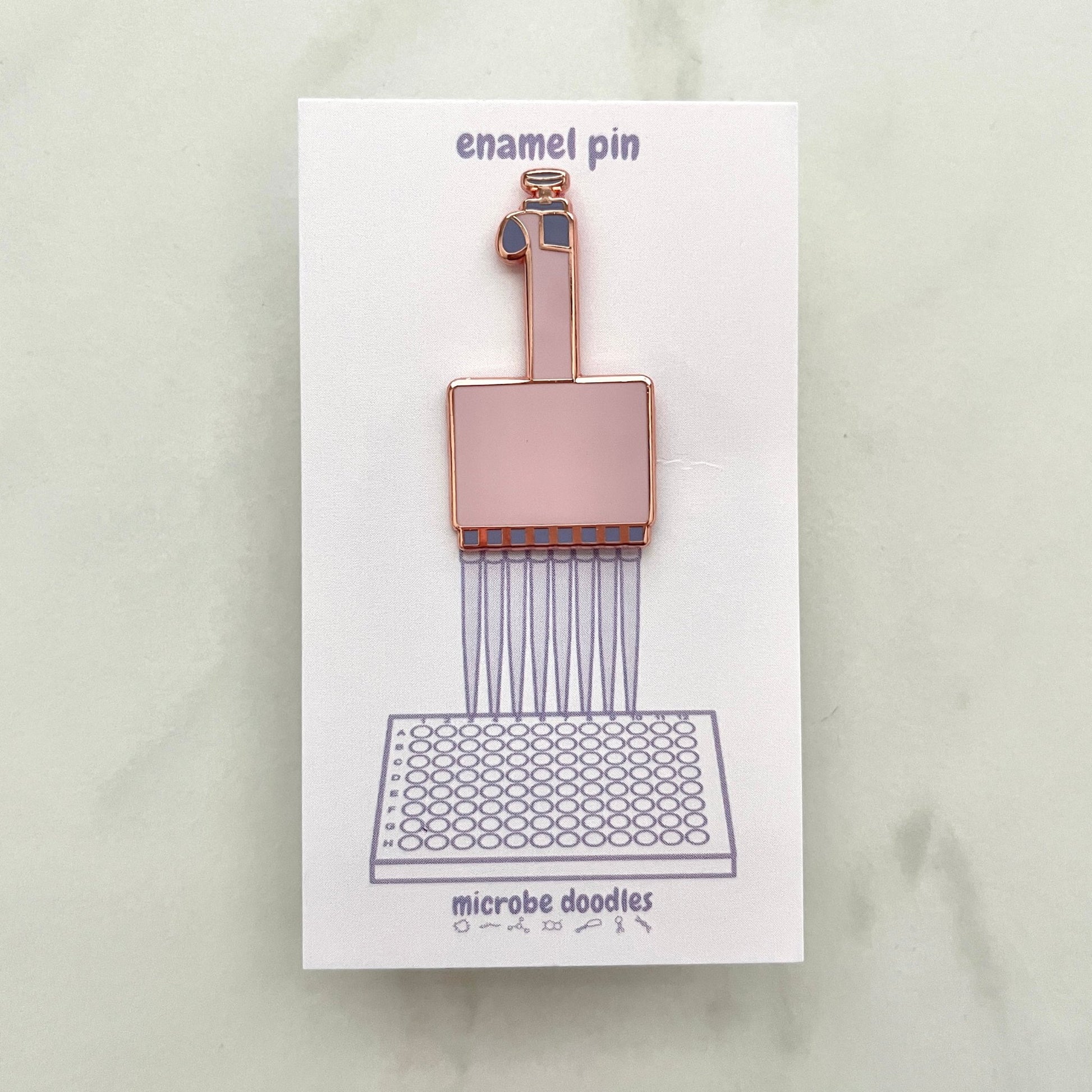 Multichannel Pipette Enamel Pin