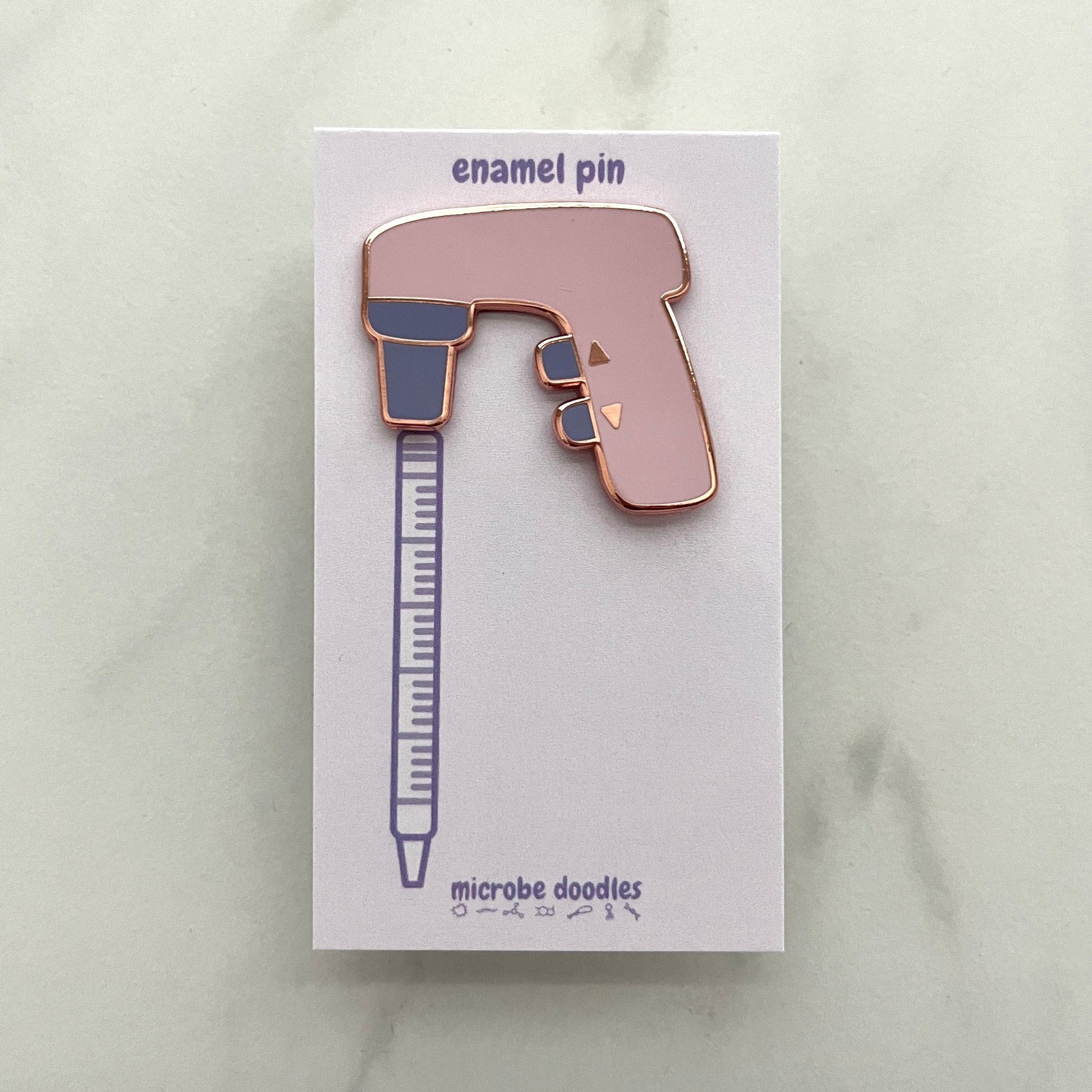 Serological Pipettor Enamel Pin