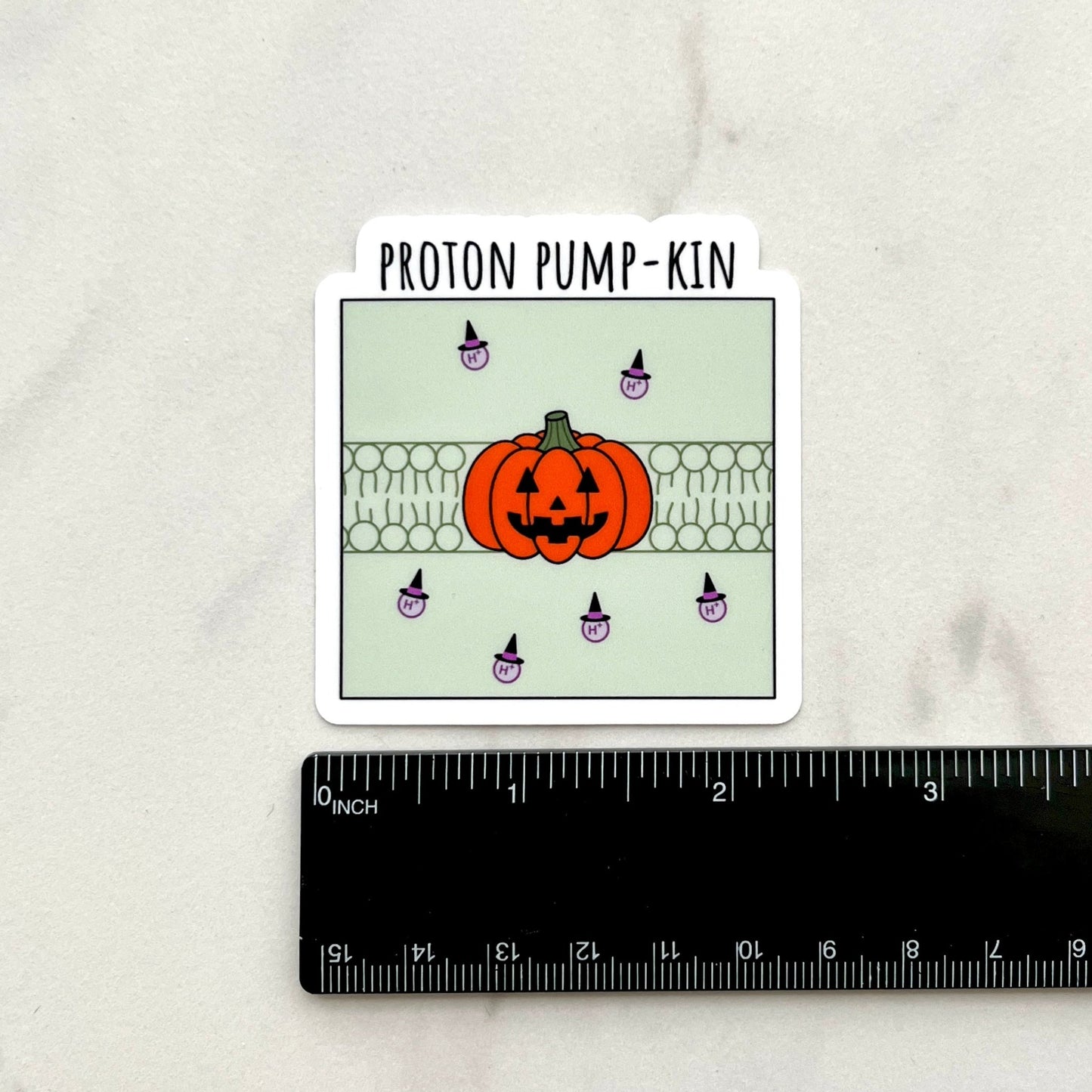 Proton Pumpkin Sticker