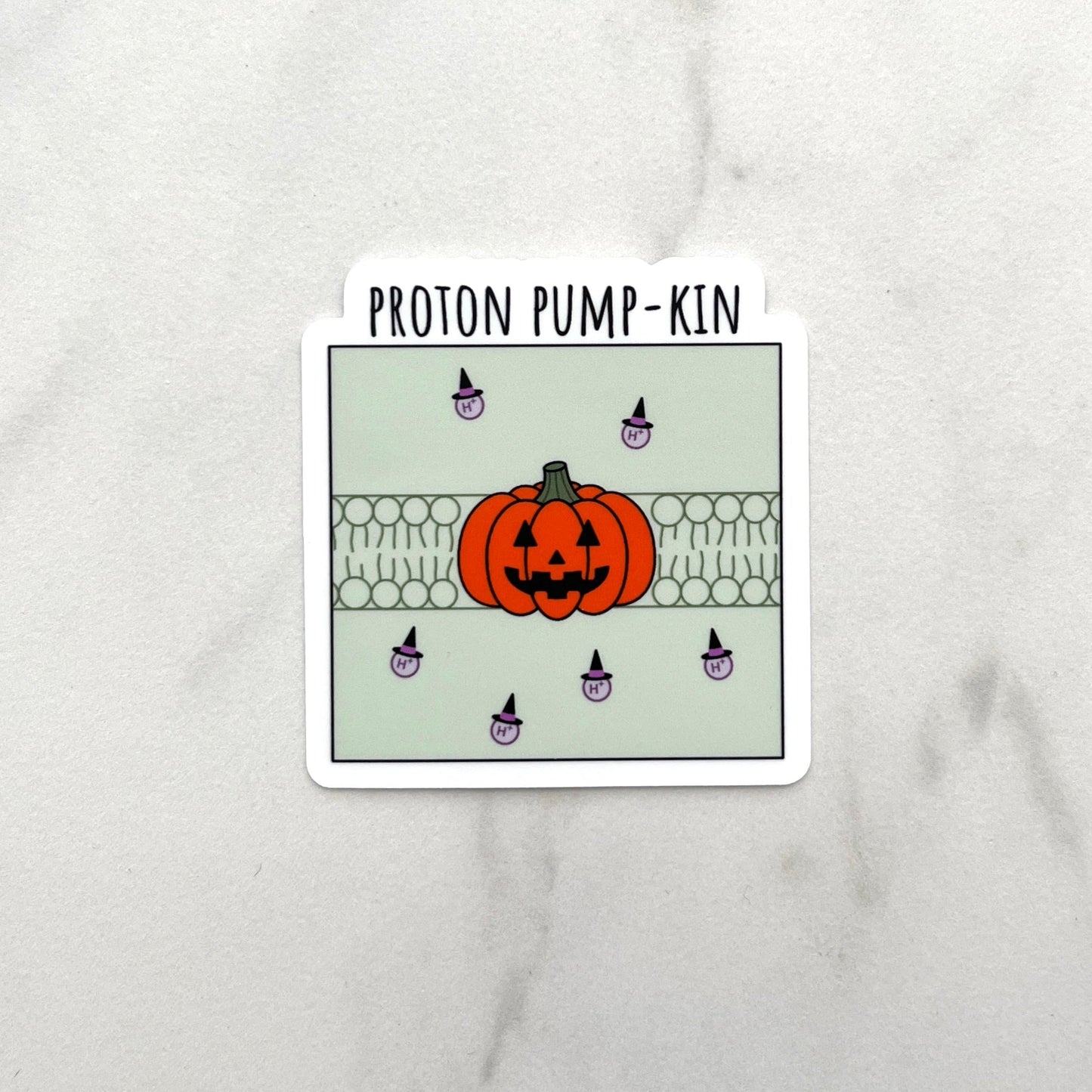 Proton Pumpkin Sticker