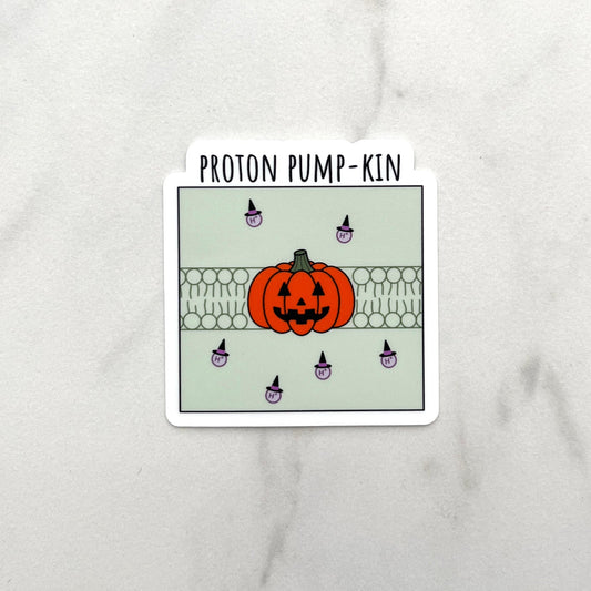 Proton Pumpkin Sticker