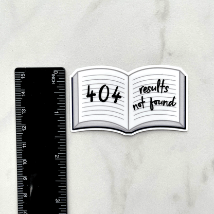 Results Not Found Sticker