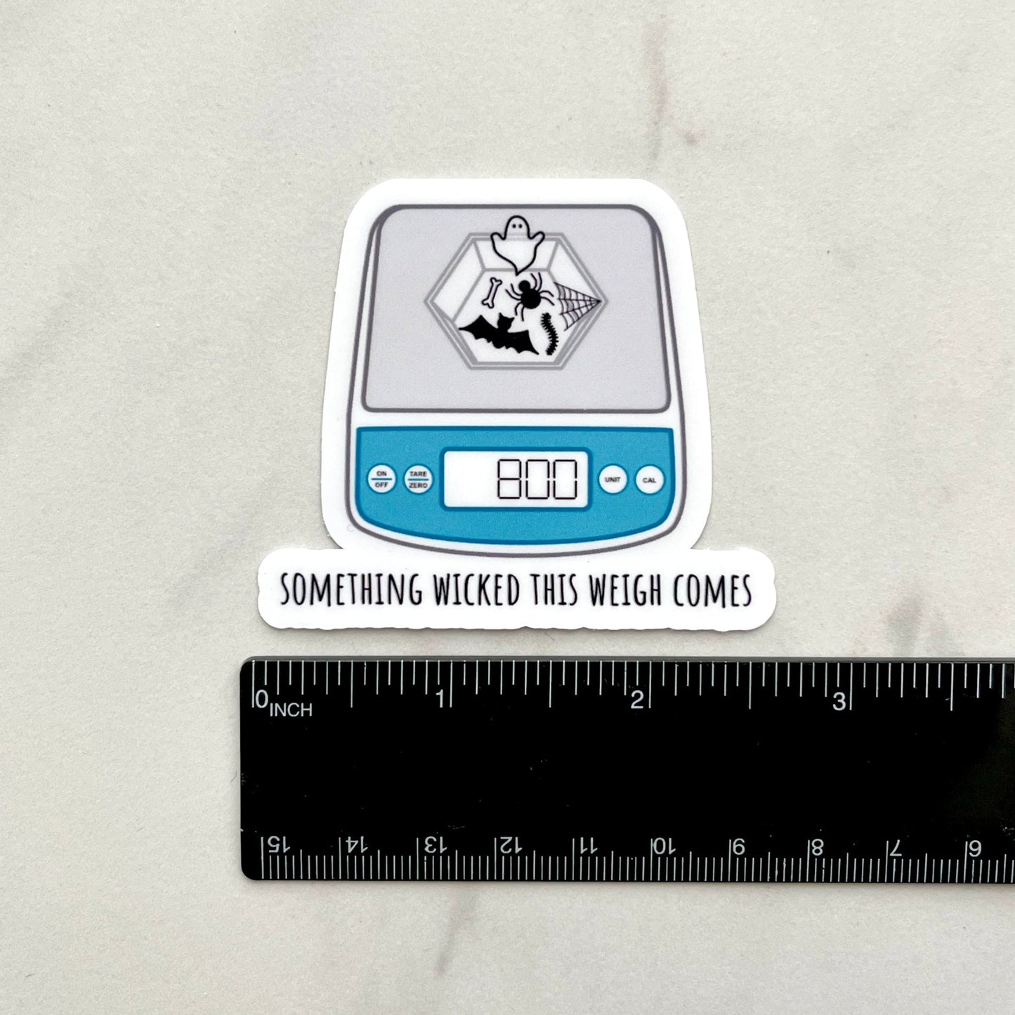 Spooky Scale Sticker