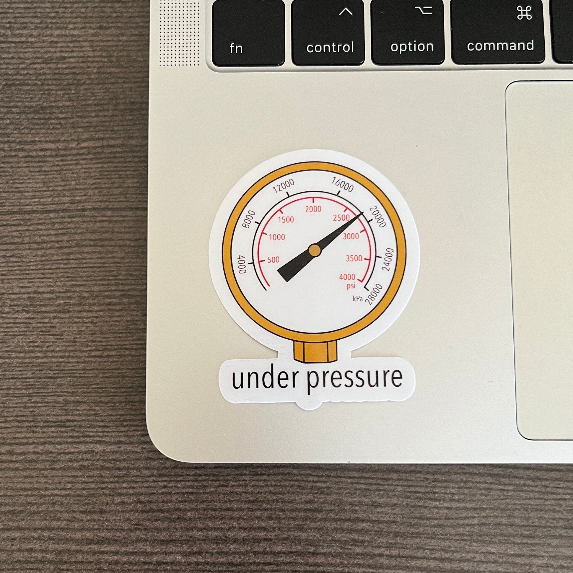 Under Pressure Sticker